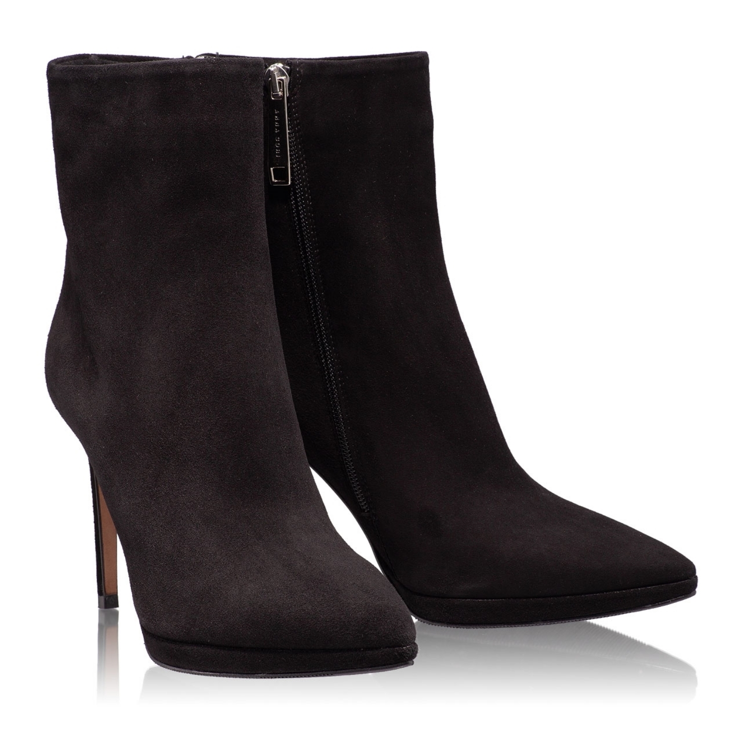 Imagine Botine Dama 4330 Camoscio Negru