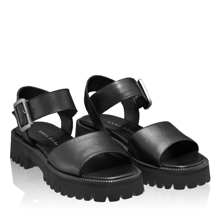 Imagine Sandale Dama 5972 Vitello Negru