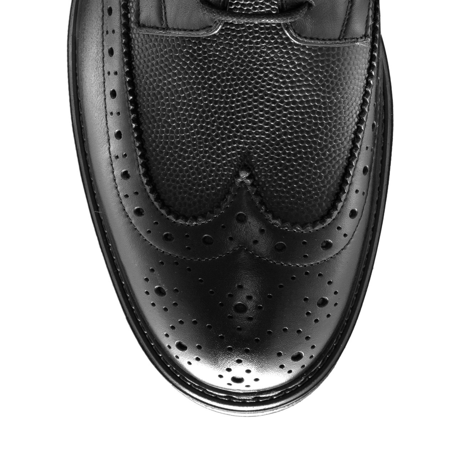 Imagine Ghete Bărbați 7053 Vitello+Stamp Negru