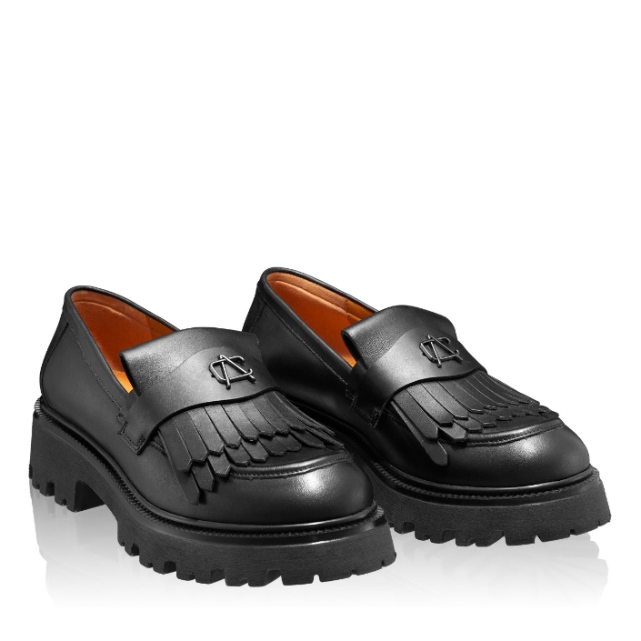Imagine Pantofi Casual Damă 7196 Vitello Negru