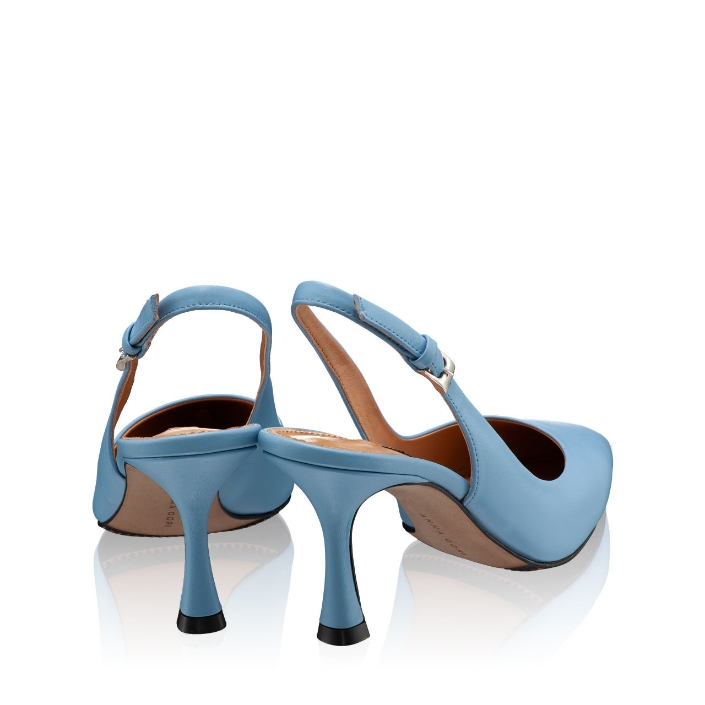 Imagine Pantofi Eleganti Dama 5728 Vitello Azzurro