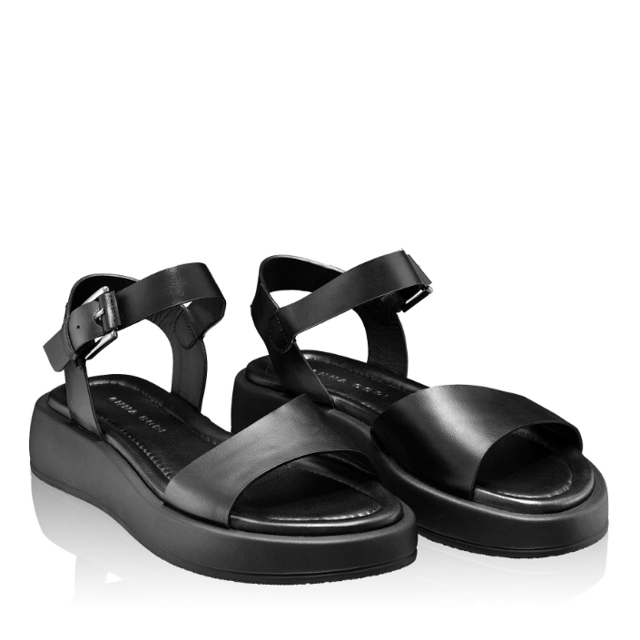 Imagine Sandale Dama 6187 Vitello Negru