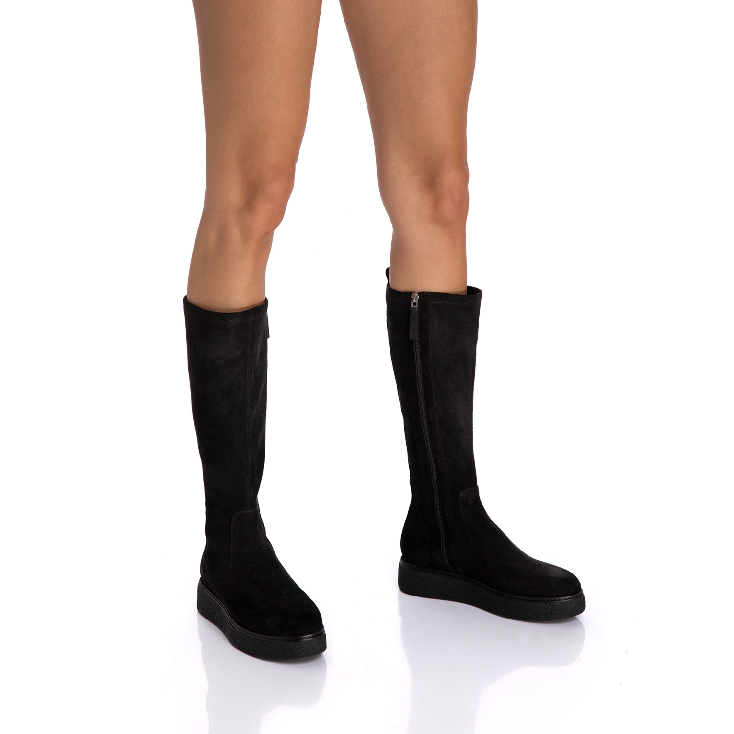 Imagine Cizme Dama 4940 Camoscio Negru