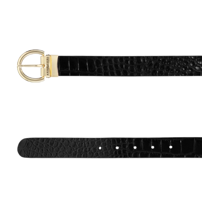 Imagine CUREA DAMA 76 CROCO+VIT NEGRU