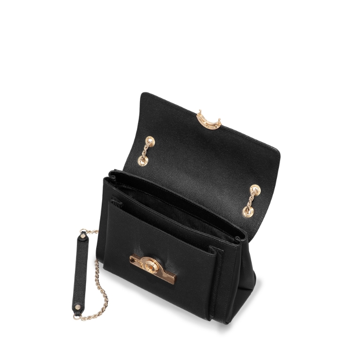 Imagine GEANTA DAMA DE UMAR KELLY VIT STAMP NEGRU