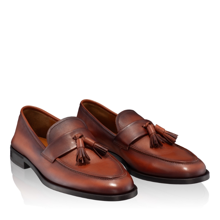 Imagine Pantofi Eleganti Barbati 7609 Vitello Cuoio