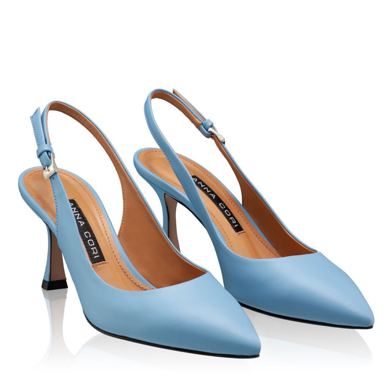 Imagine Pantofi Eleganti Dama 5728 Vitello Azzurro
