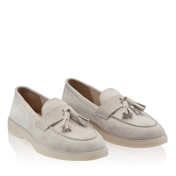 Imagine Pantofi Casual Dama 7517 Camoscio Panna