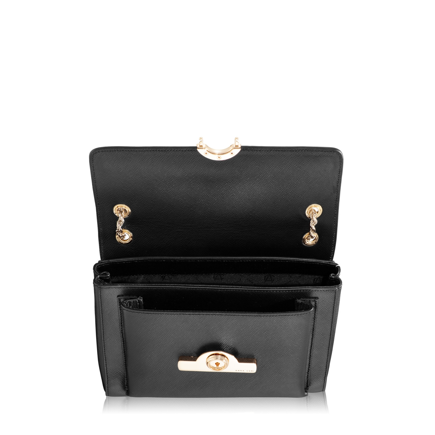 Imagine GEANTA DAMA DE UMAR KELLY SAFFIANO NEGRU