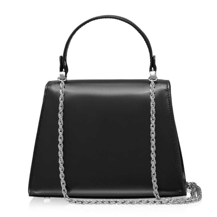 Imagine GEANTA DAMA DE MANA MARY 01 VIT STAMP NEGRU