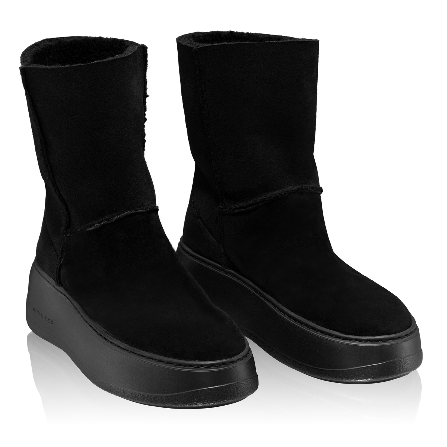 Imagine Ghete Dama 7970 Camoscio Negru