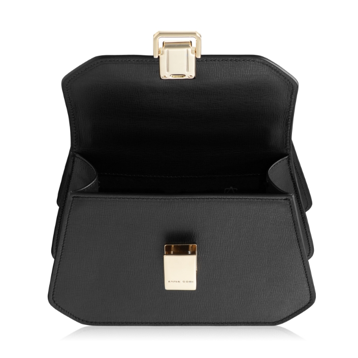 Imagine GEANTA DAMA DE MANA ALIS VIT STAMP NEGRU