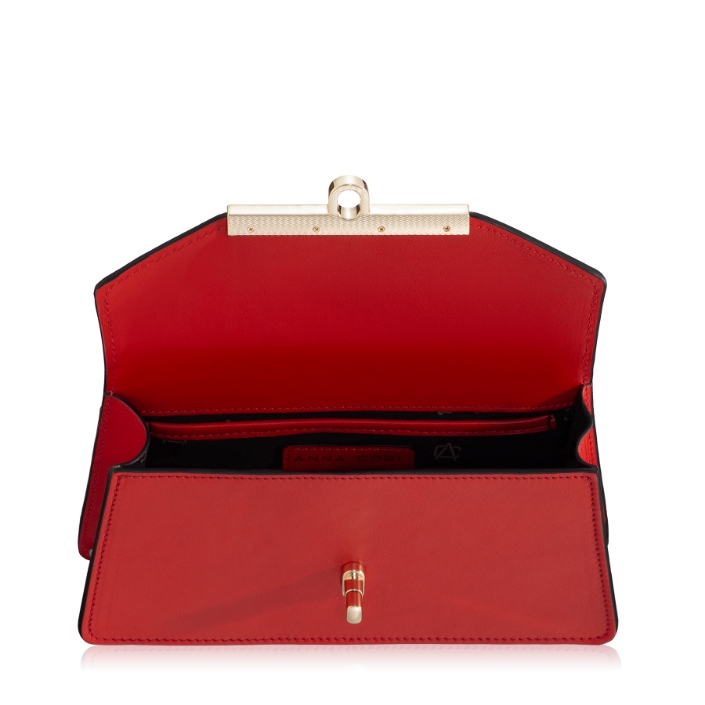 Imagine GEANTA DAMA DE UMAR CASEY 01 VITELLO ROSU