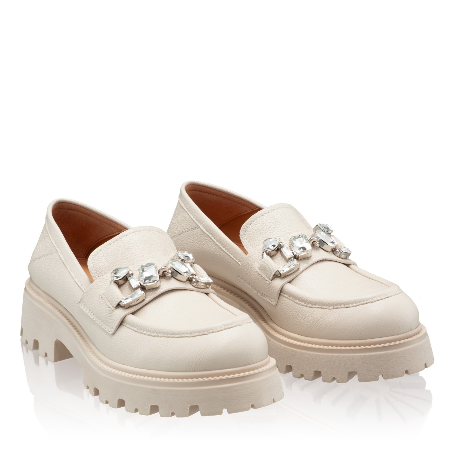 Imagine Pantofi Casual Dama 7596 Bottalato Panna
