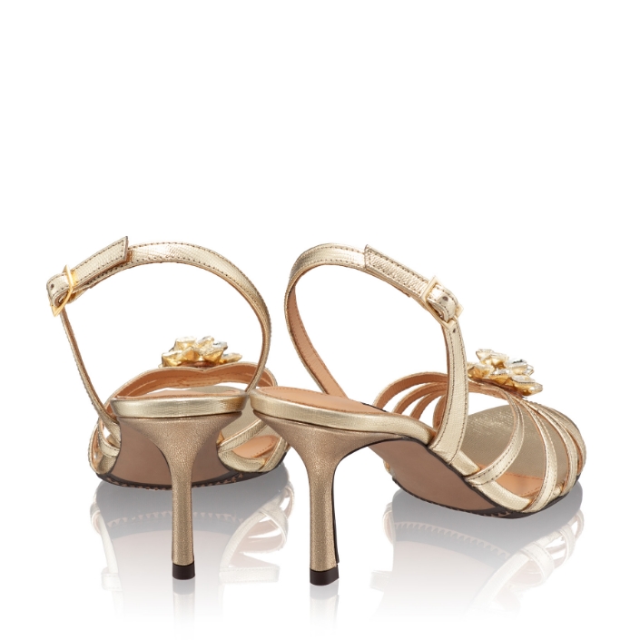 Imagine Sandale Dama 8029 Lamin Stamp Platino