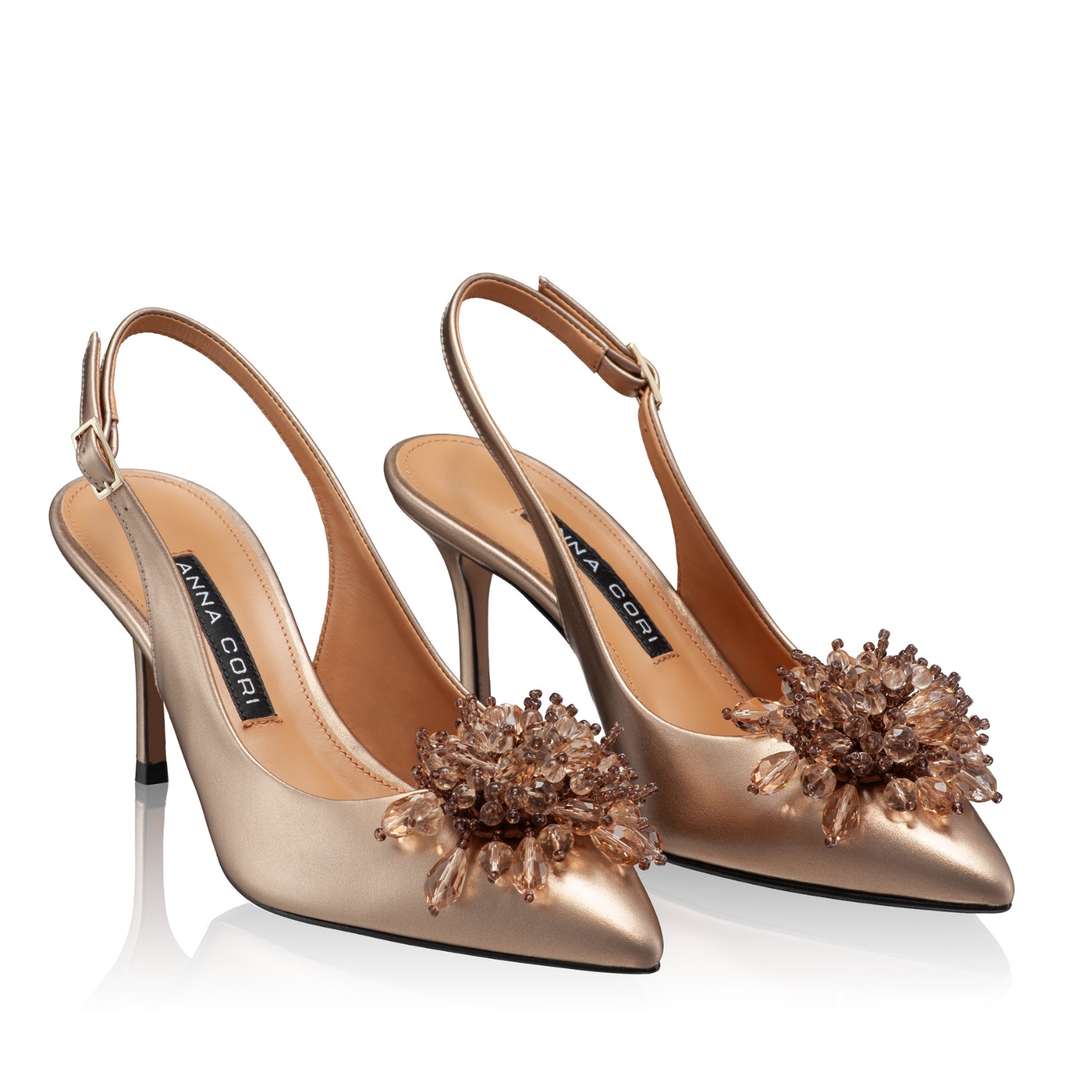 Imagine Pantofi Eleganti Dama 7867 Laminato Rame