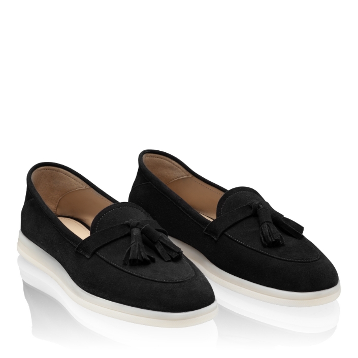 Imagine Pantofi Casual Dama 8002 Camoscio Negru