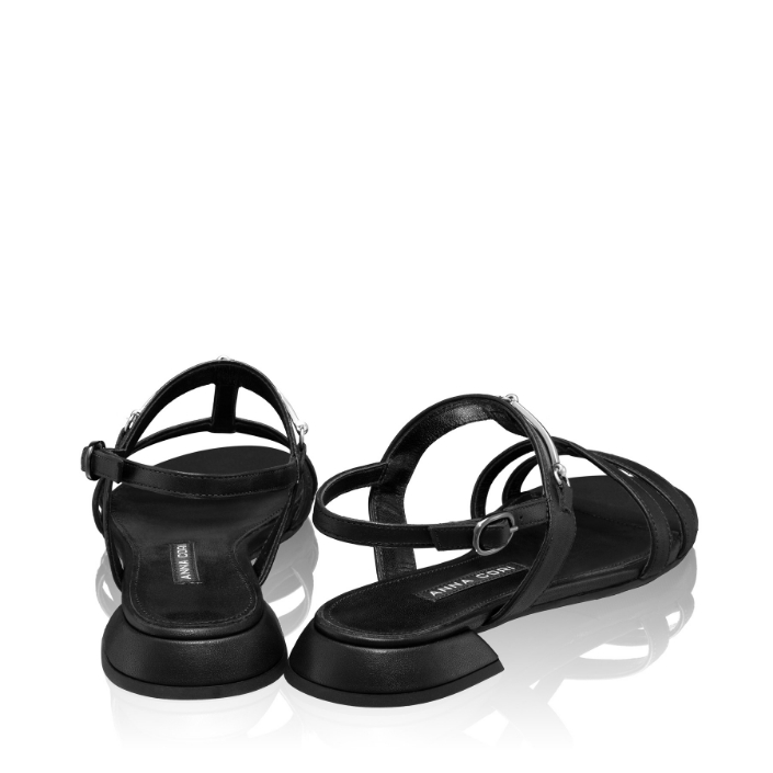 Imagine Sandale Dama 8013 Vitello Negru