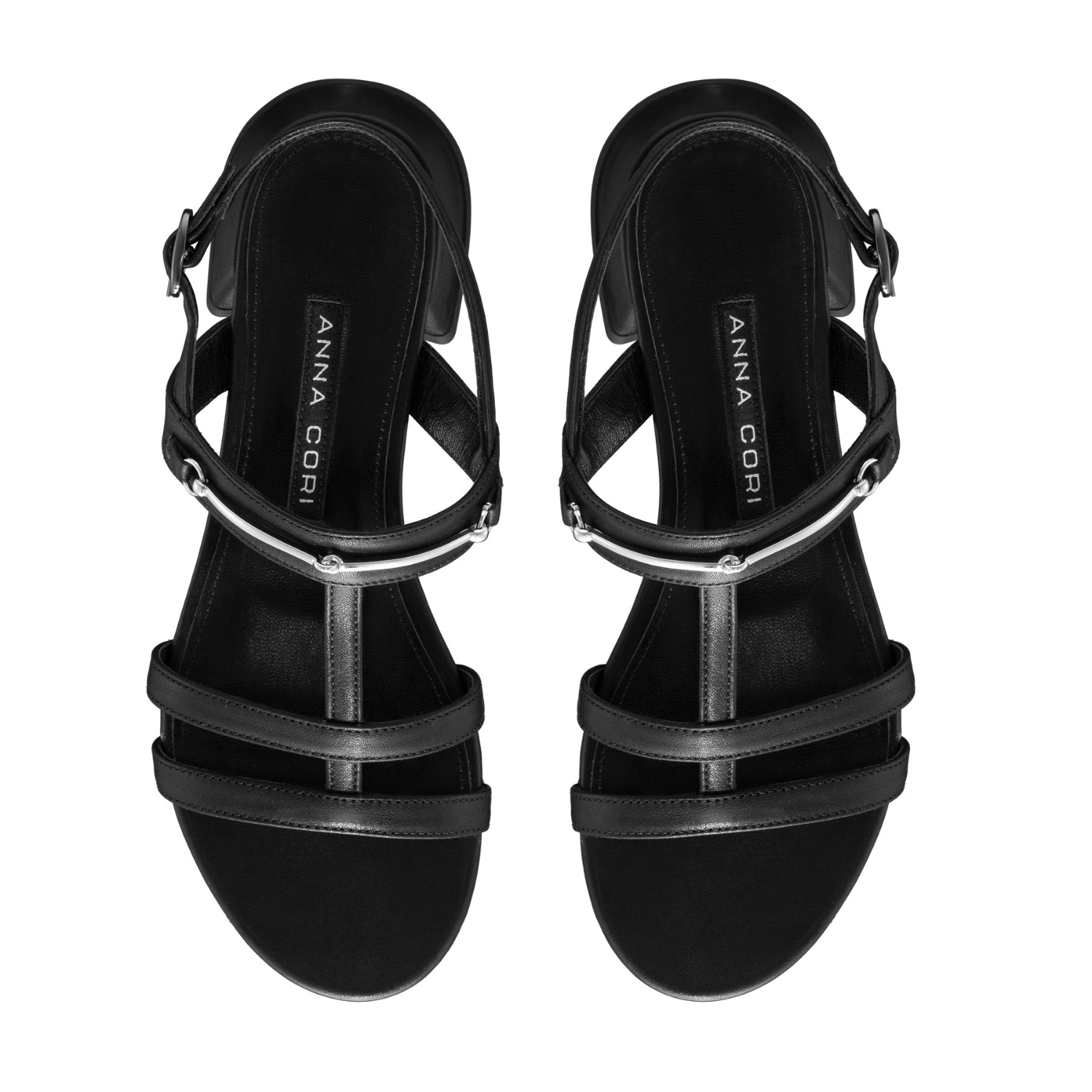 Imagine Sandale Dama 8013 Vitello Negru