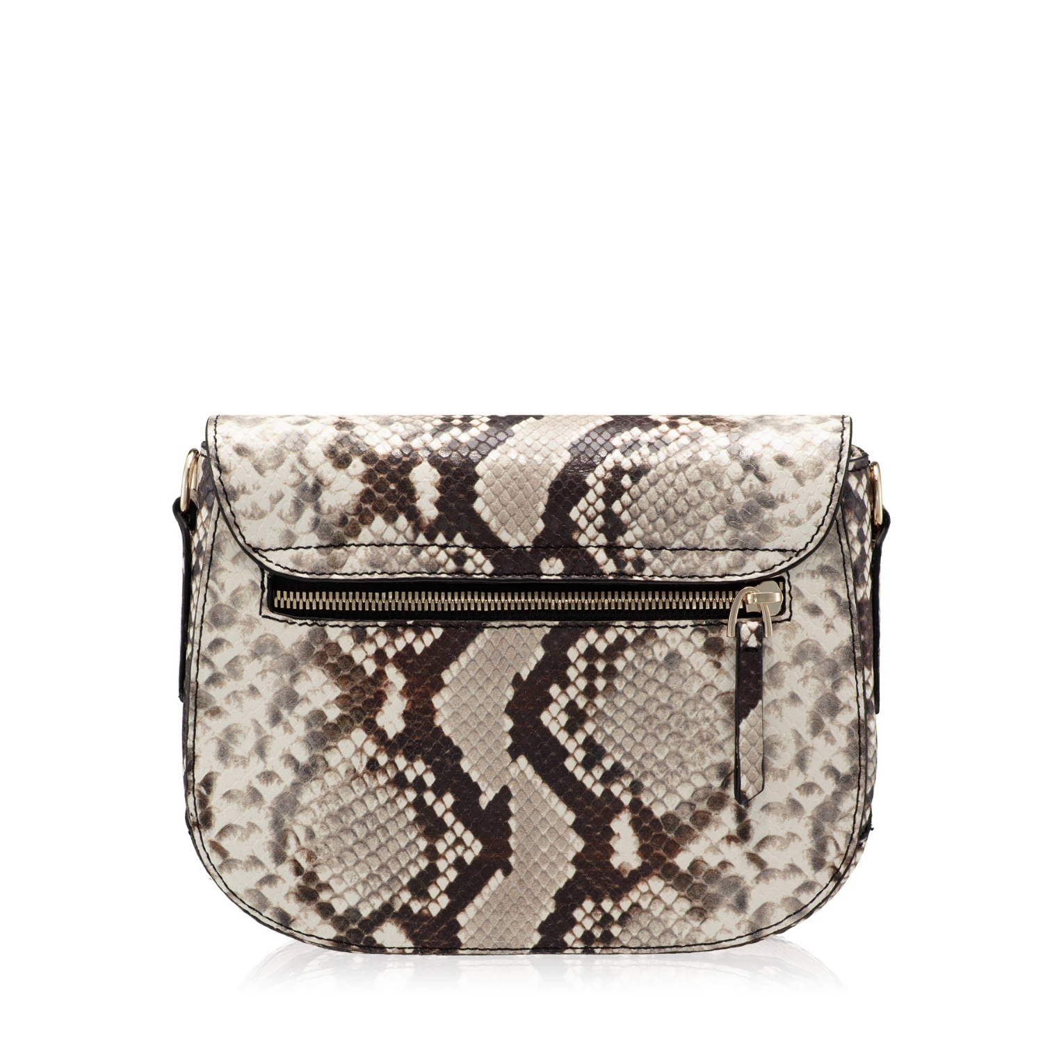 Imagine Geanta dama de umar ISRA 01 PITONE MARO