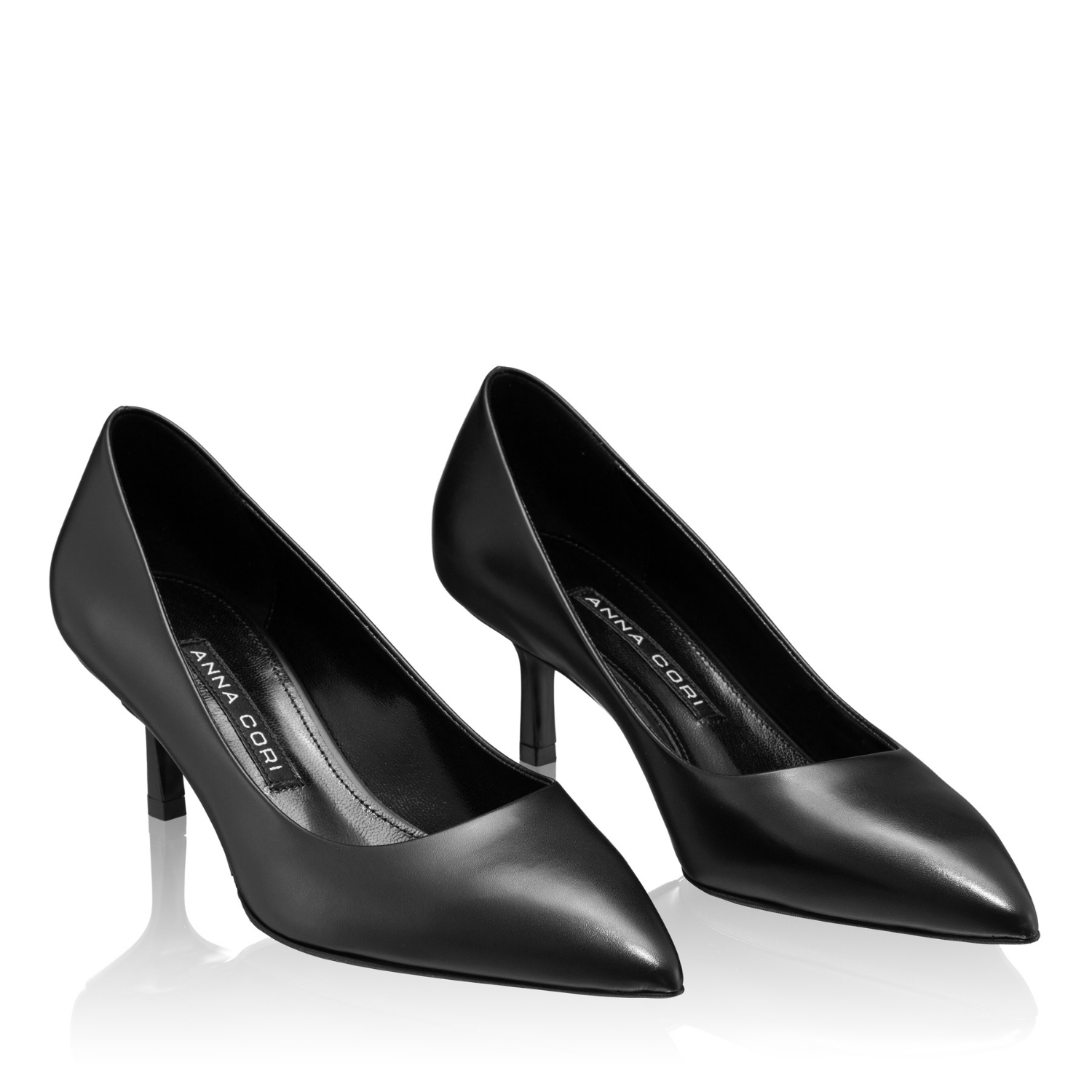 Imagine Pantofi Eleganti Dama 8087 Vitello Negru