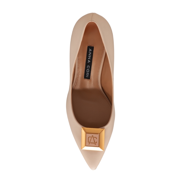 Imagine Pantofi Eleganti Dama 8069 Vitello Nude
