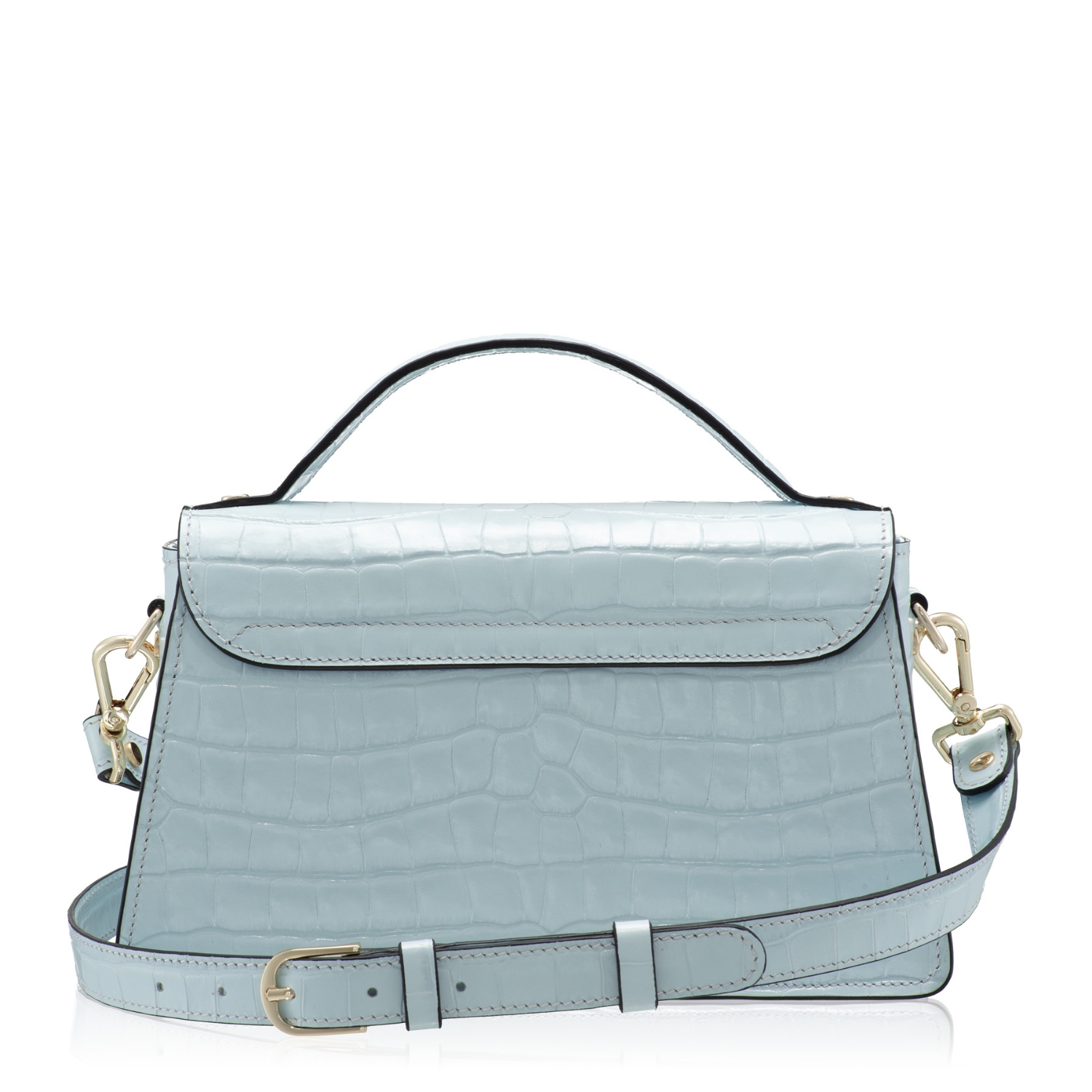 Imagine Geanta dama de mana CASEY 02 CROCO CIELO