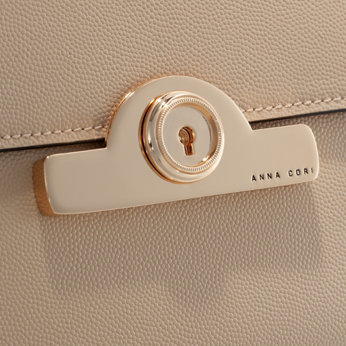 Imagine GEANTA DAMA DE UMAR KELLY VIT STAMP BEJ