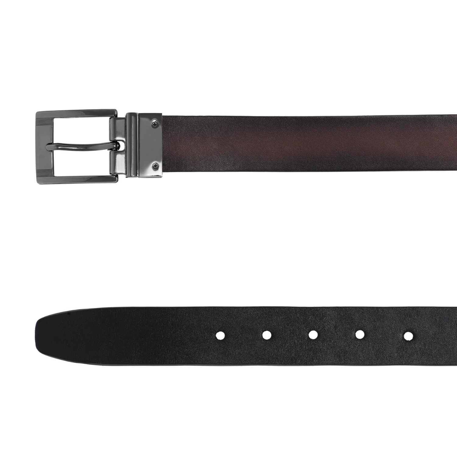 Imagine Curea barbati 89 VIT NEGRU+REDWOOD