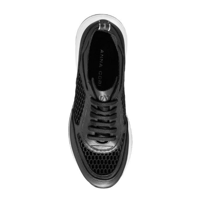 Imagine Pantofi Sport Dama 8132 Vitello+Rete Negru