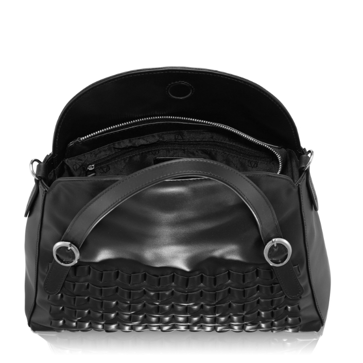 Imagine Geanta Dama de Mana FANIA 01 VITELLO NEGRU