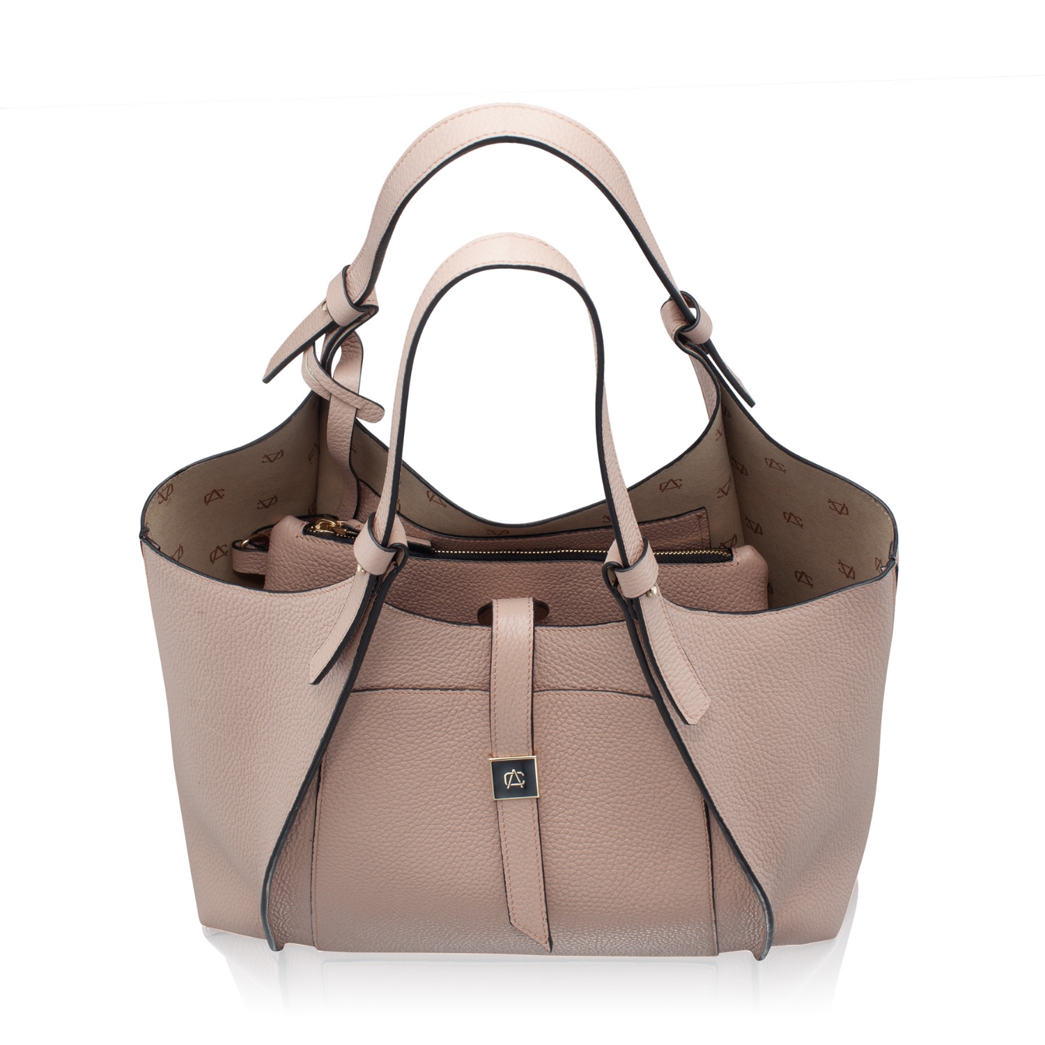 Imagine Geanta dama de Mana BLUMA 03 BOTTALATO NUDE