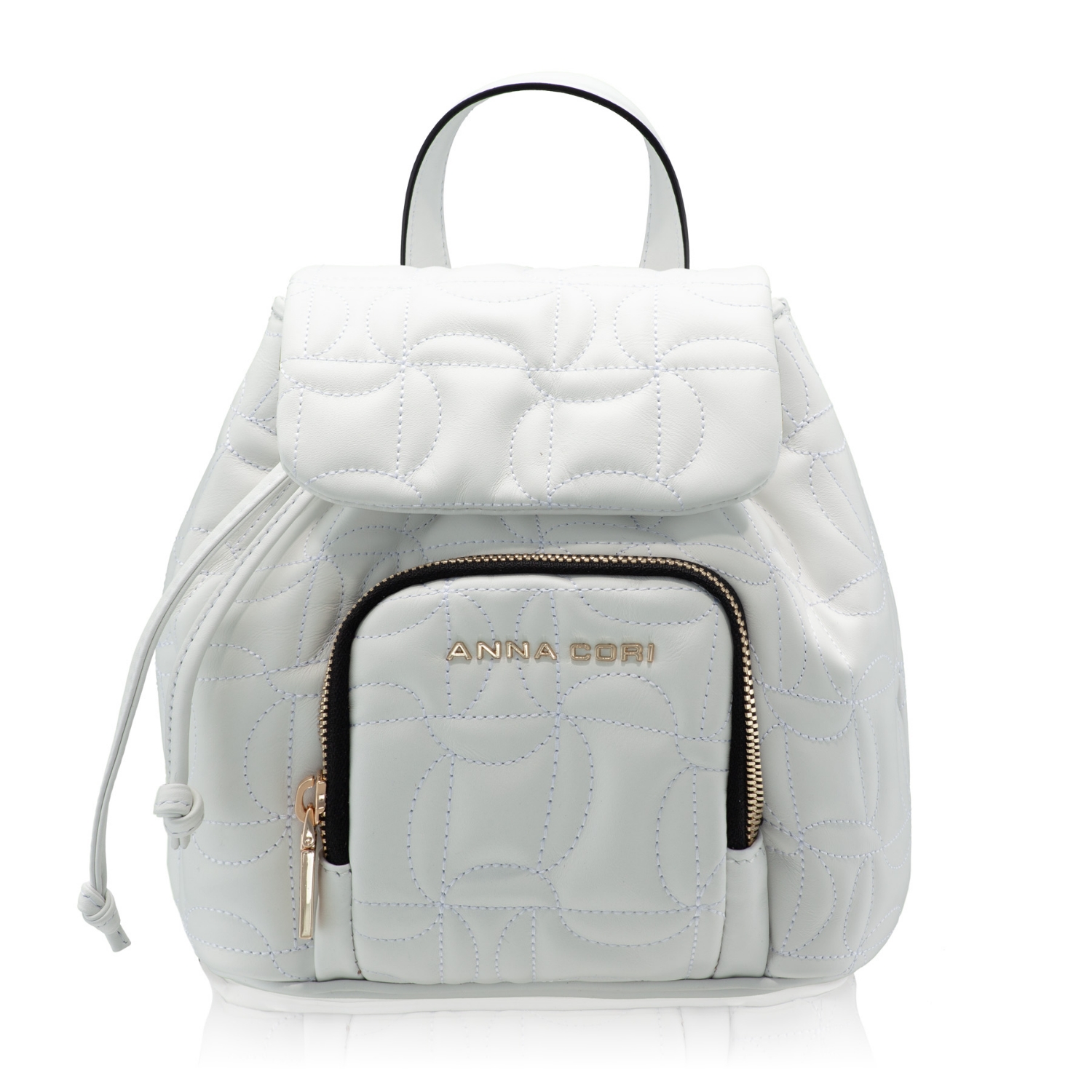 Imagine Rucsac dama TINY 04 VITELLO ALB