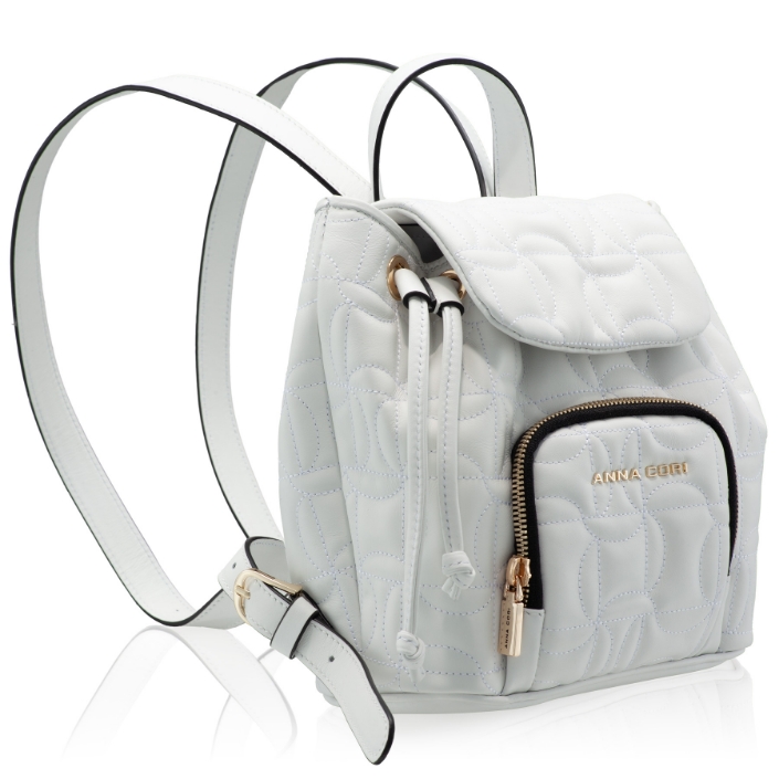 Imagine Rucsac dama TINY 04 VITELLO ALB