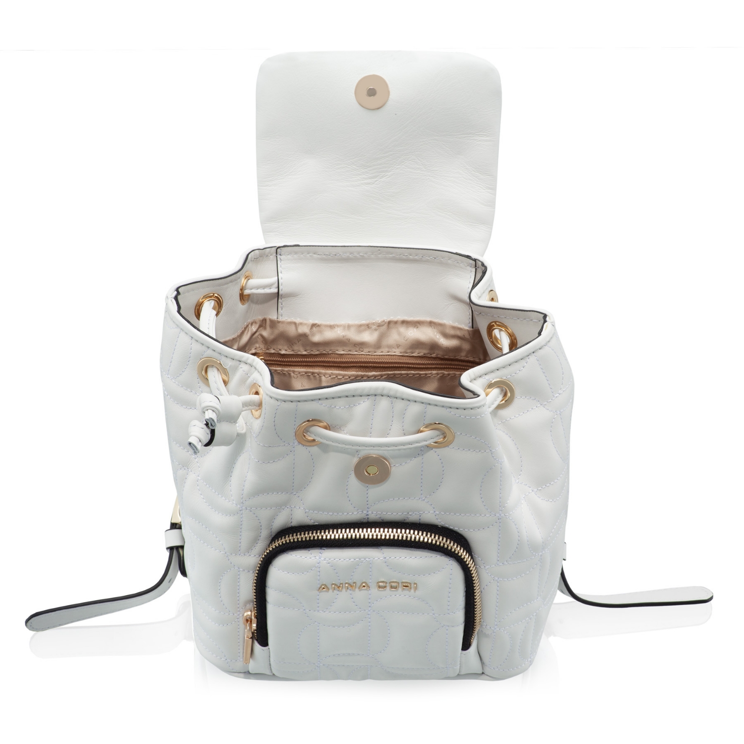 Imagine Rucsac dama TINY 04 VITELLO ALB