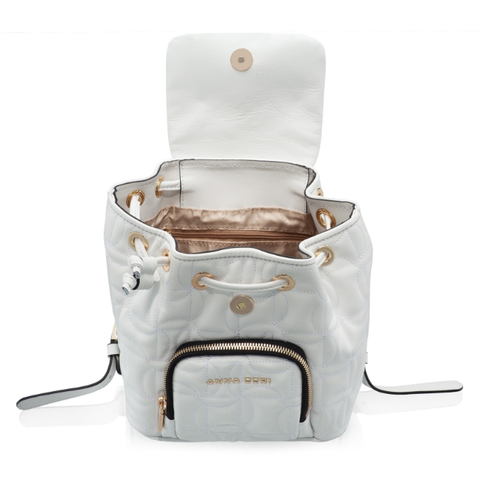 Imagine Rucsac dama TINY 04 VITELLO ALB