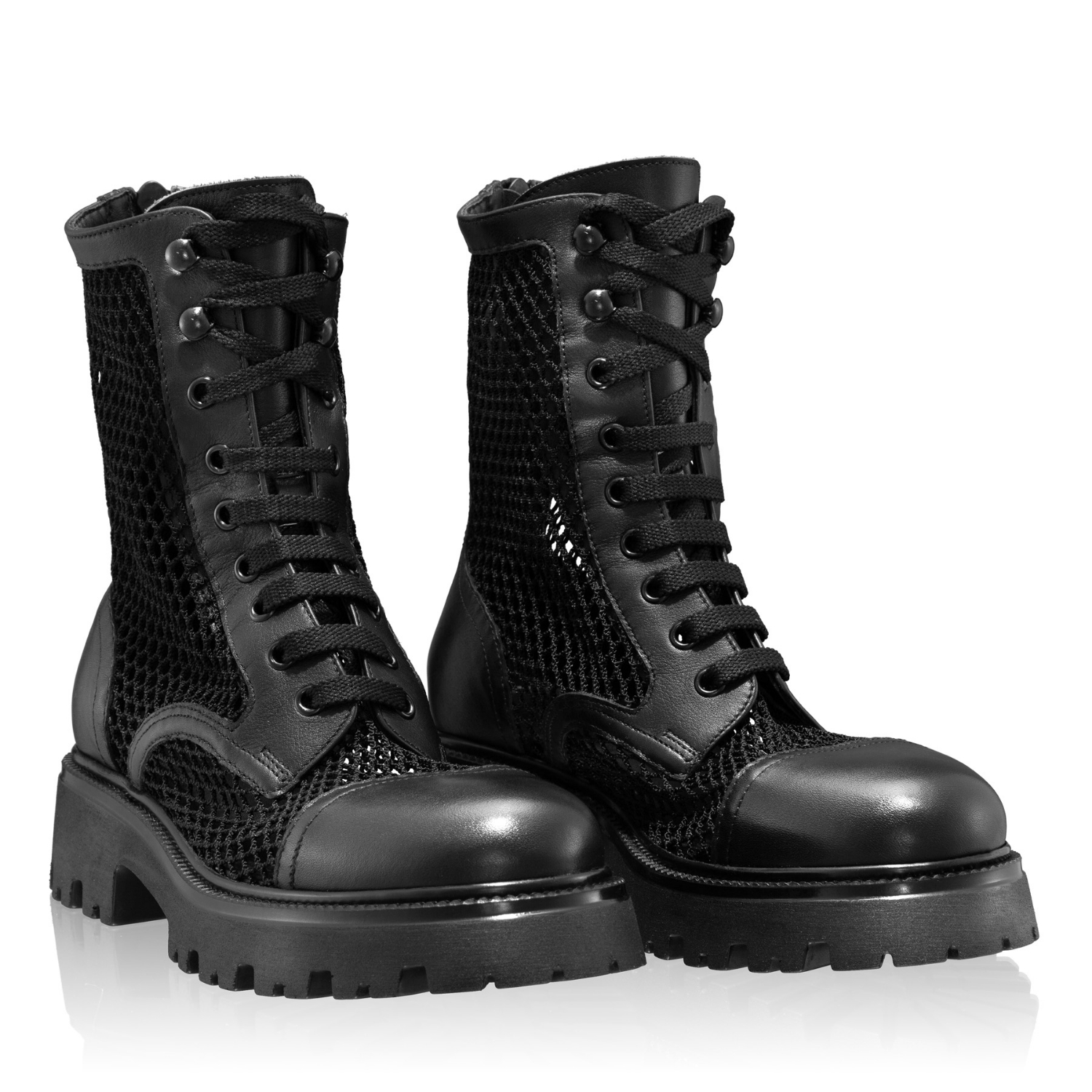 Imagine Ghete Dama 8118 Vitello+Rete Negru