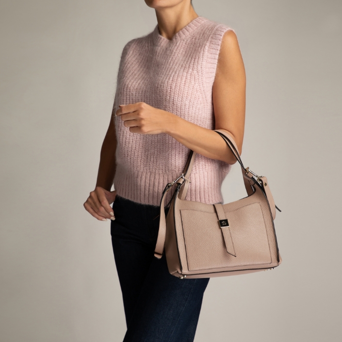 Imagine Geanta dama de Mana BLUMA 02 BOTTALATO NUDE