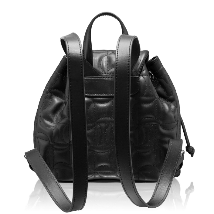 Imagine Rucsac dama TINY 04 VITELLO NEGRU