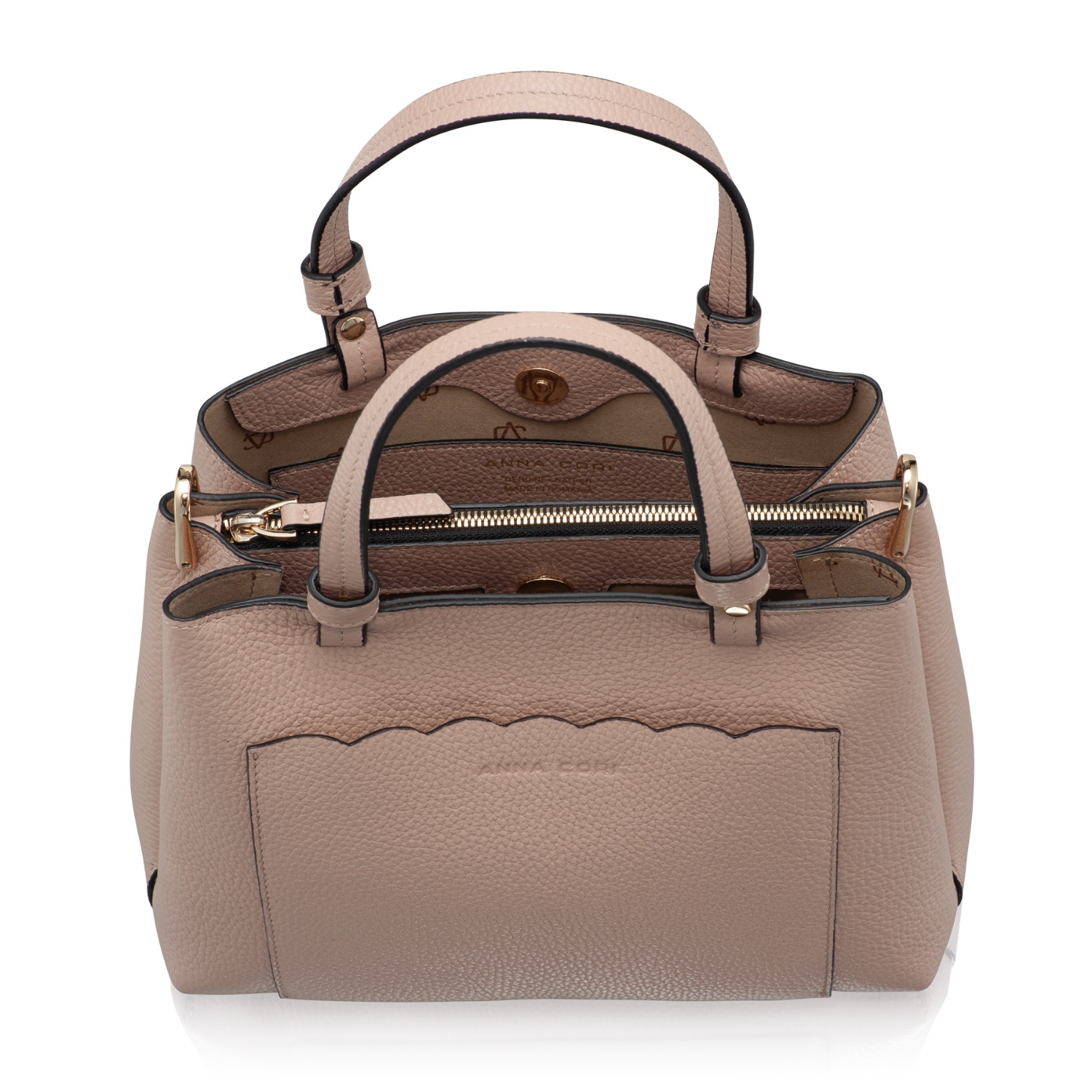 Imagine Geanta dama de mana CAYA 02 BOTTALATO NUDE