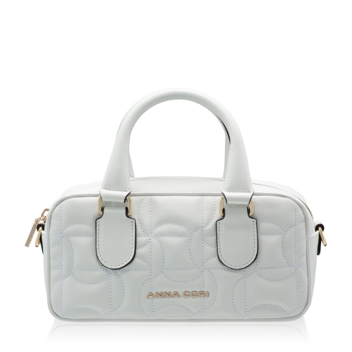 Imagine Geanta dama de Mana TINY 01 VITELLO ALB