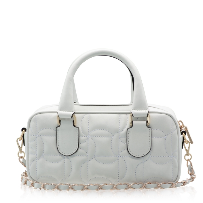 Imagine Geanta dama de Mana TINY 01 VITELLO ALB