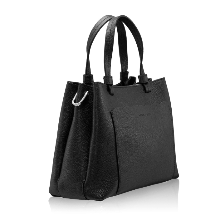 Imagine Geanta dama de mana CAYA 02 BOTTALATO NEGRU