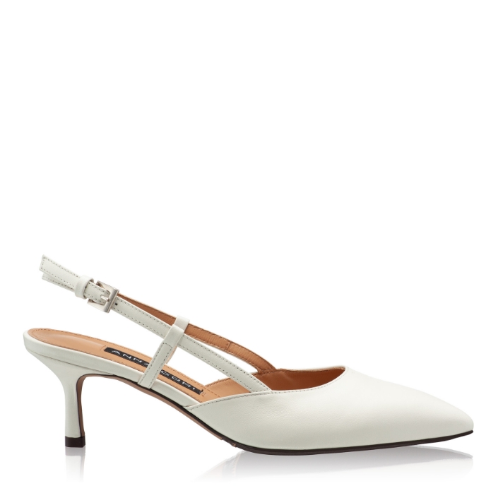 Imagine Pantofi Decupati Dama 8053 Vitello Panna