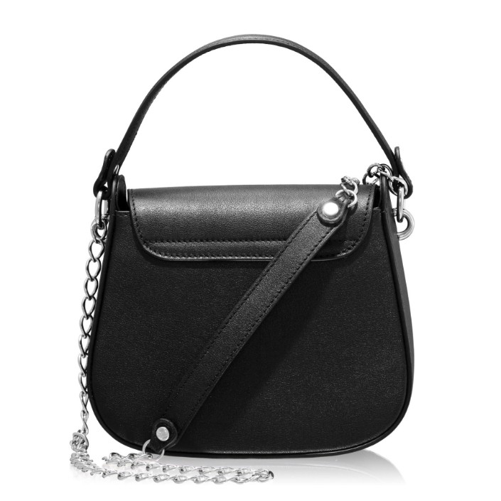 Imagine Geanta dama de Mana ENA 01 VIT STAMP NEGRU