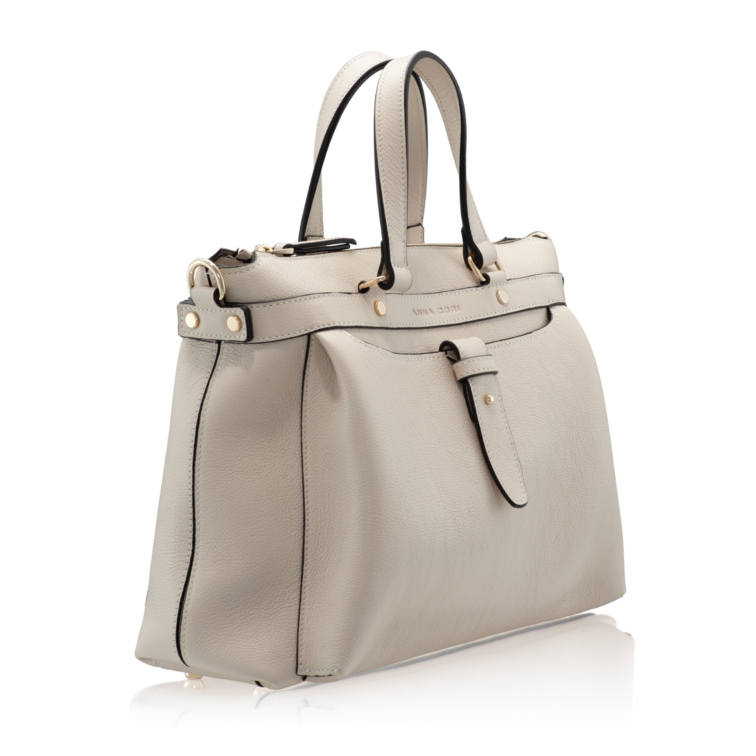 Imagine Geanta dama de Mana ALIZA 01 BOTTALATO PANNA