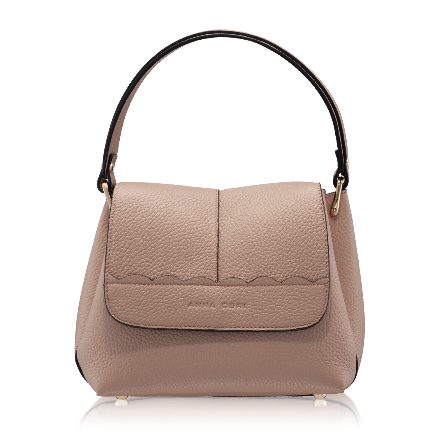 Imagine Geanta dama de mana CAYA 01 BOTTALATO NUDE