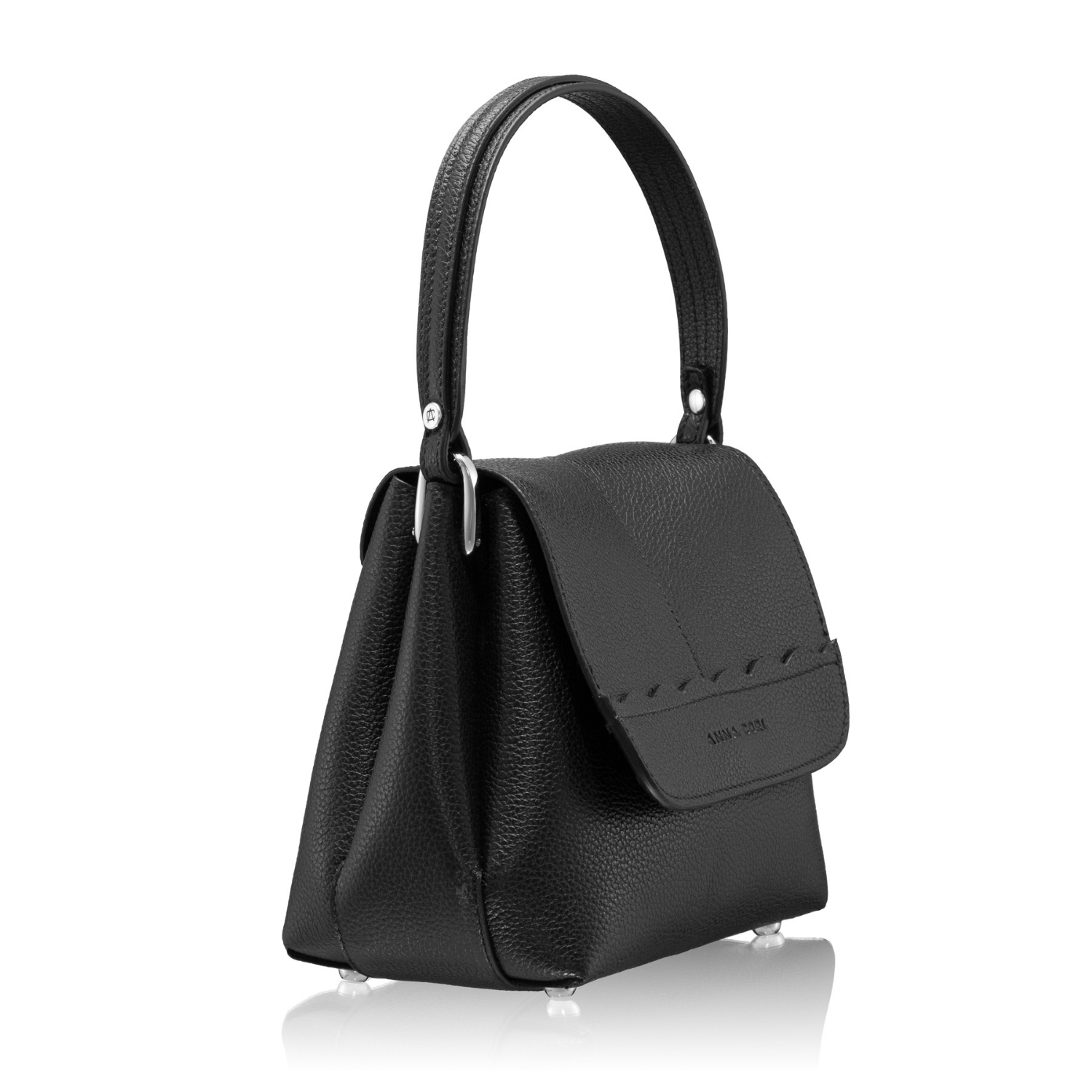 Imagine Geanta dama de mana CAYA 01 BOTTALATO NEGRU