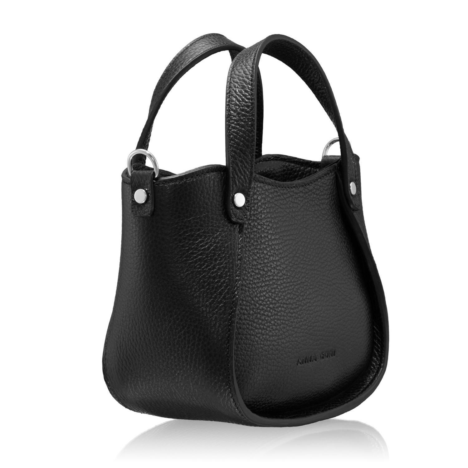 Imagine Geanta dama de Mana GELIA 01 BOTTALATO NEGRU