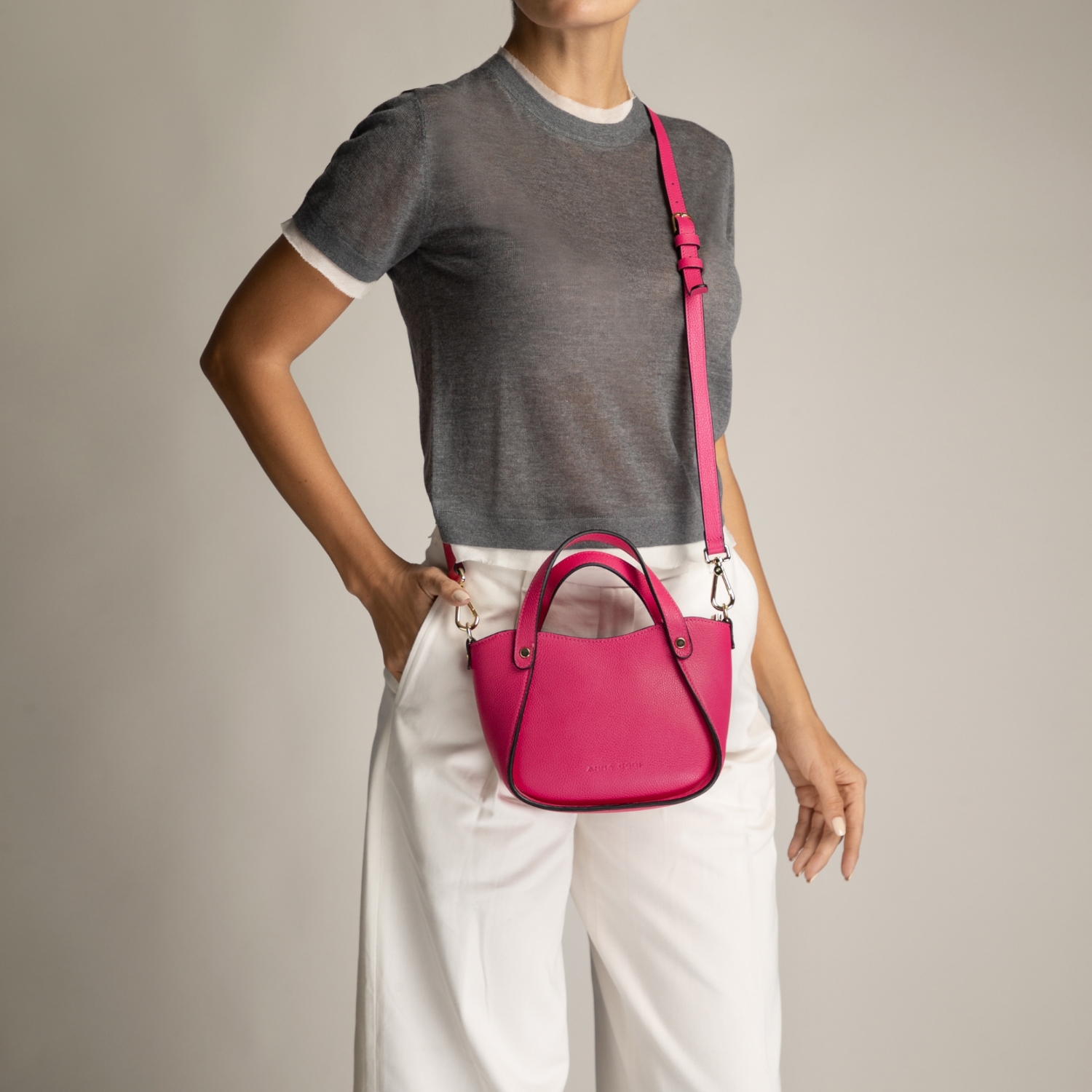 Imagine Geanta dama de Mana GELIA 01 BOTTALATO FUXIA